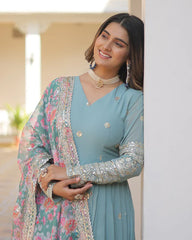 2 Combo Suit Set With Dupatta