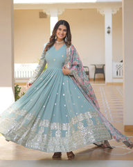 2 Combo Suit Set With Dupatta