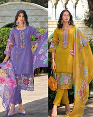 2 Designer Dress Combo Pair Set