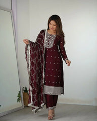 2 Combo Suit Set With Dupatta