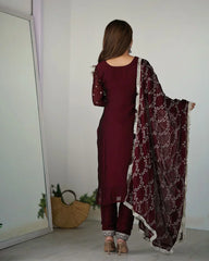 2 Combo Suit Set With Dupatta